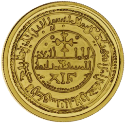 реверс золотой монеты Сокровища нумизматики 100 евро 2012 Испания